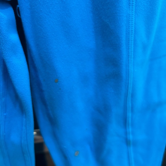 Authentic Lululemon Athletica Blue leggings, size 2. Has stains. - Picture 2 of 10